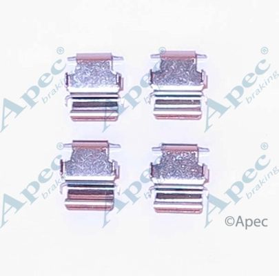 APEC BRAKING Комплектующие, колодки дискового тормоза KIT1104